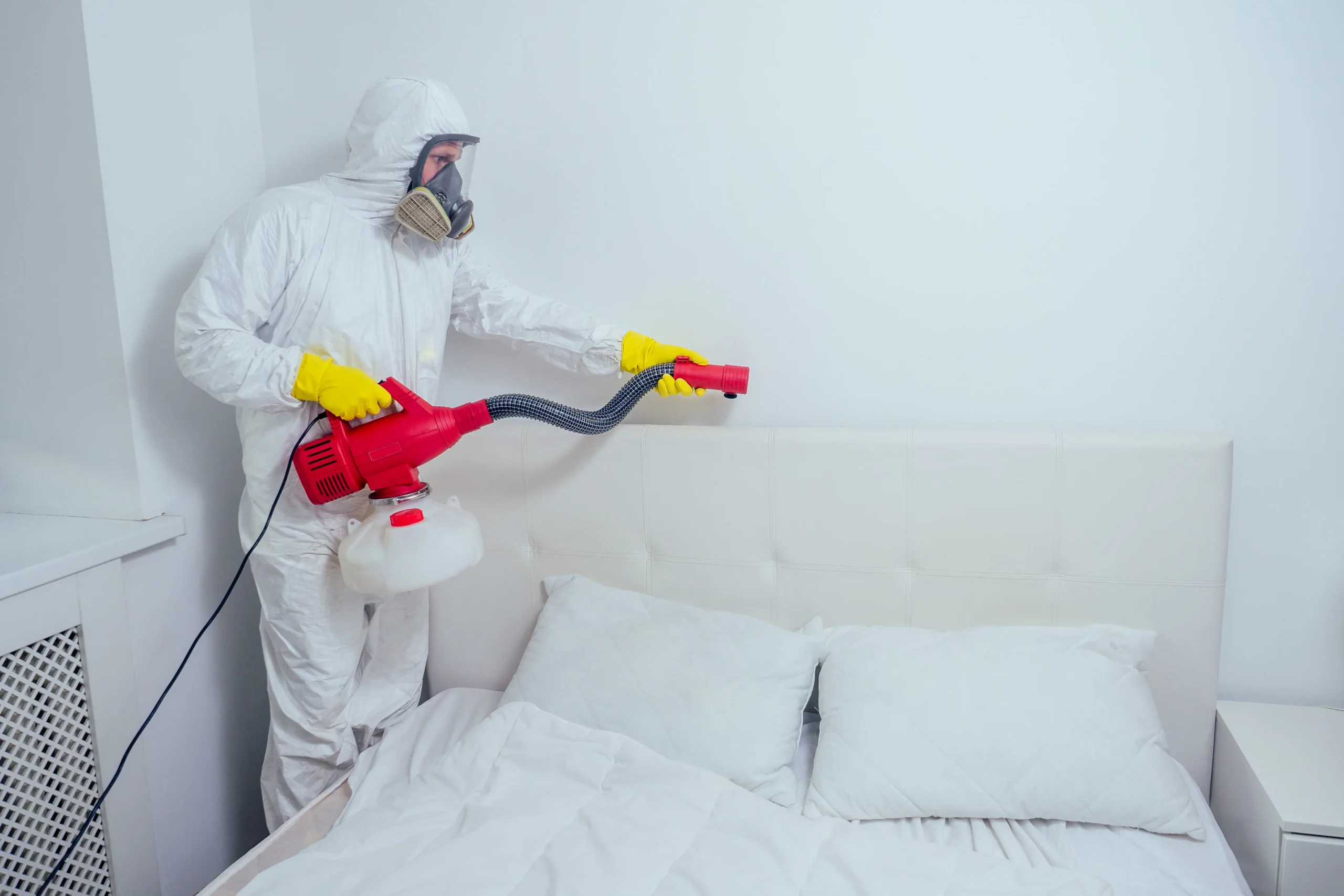 Tipos de fumigaciones para eliminar chinches y asegurar habitaciones libres de plagas rápidamente. Servicio profesional de tipos de fumigaciones contra chinches realizado por experto en casa-habitación.