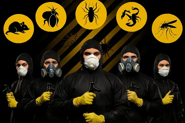 Imagen profesional del personal de Insectalia preparado para brindar servicios seguros mientras aplican en campo qué significa MIP.