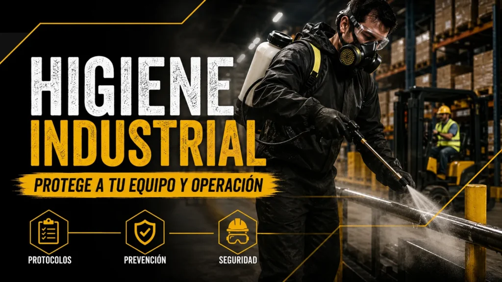 Higiene industrial y desinfección profesional para empresas