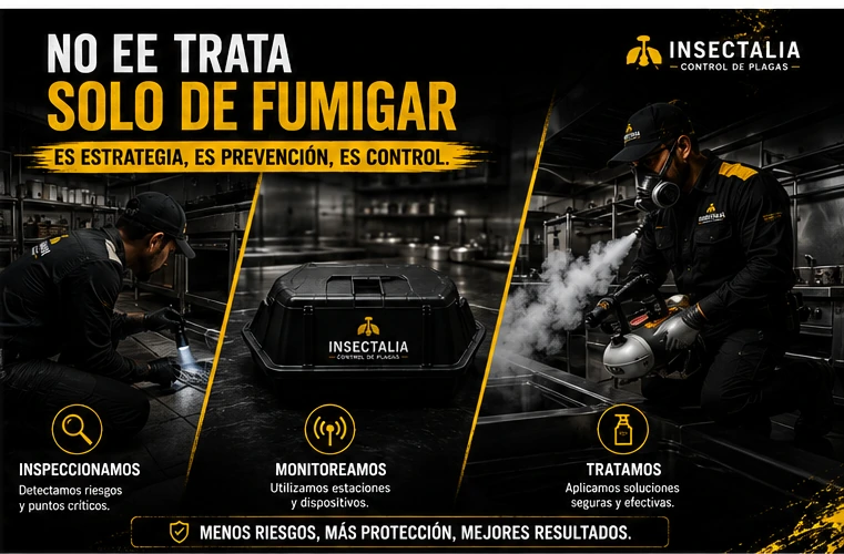 Proceso profesional de Control Integrado de Plagas Proceso profesional de control integrado de plagas con inspección monitoreo prevención y tratamiento