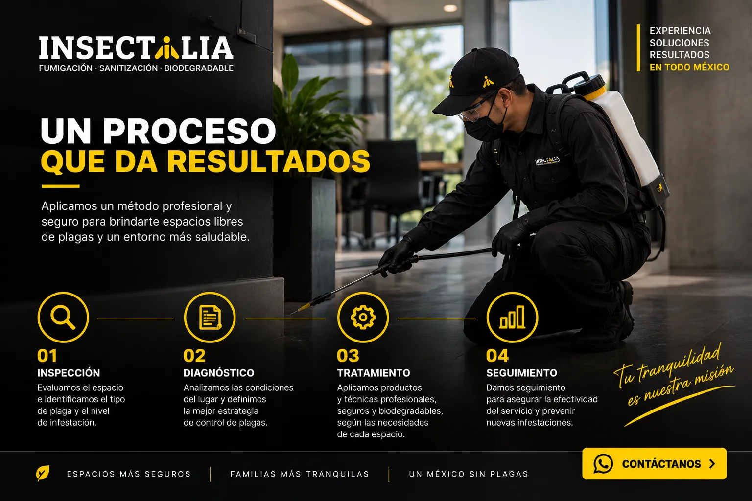 Historia de Insectalia empresa mexicana de fumigación y control de plagas